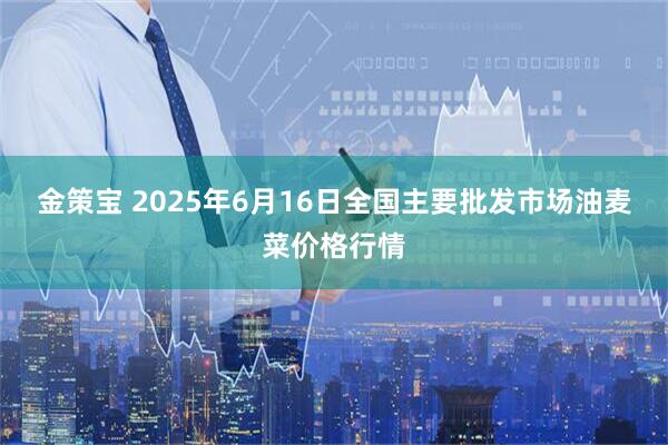 金策宝 2025年6月16日全国主要批发市场油麦菜价格行情