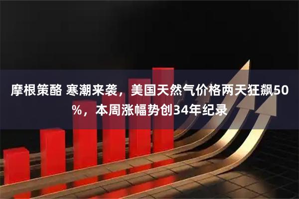 摩根策酪 寒潮来袭，美国天然气价格两天狂飙50%，本周涨幅势创34年纪录